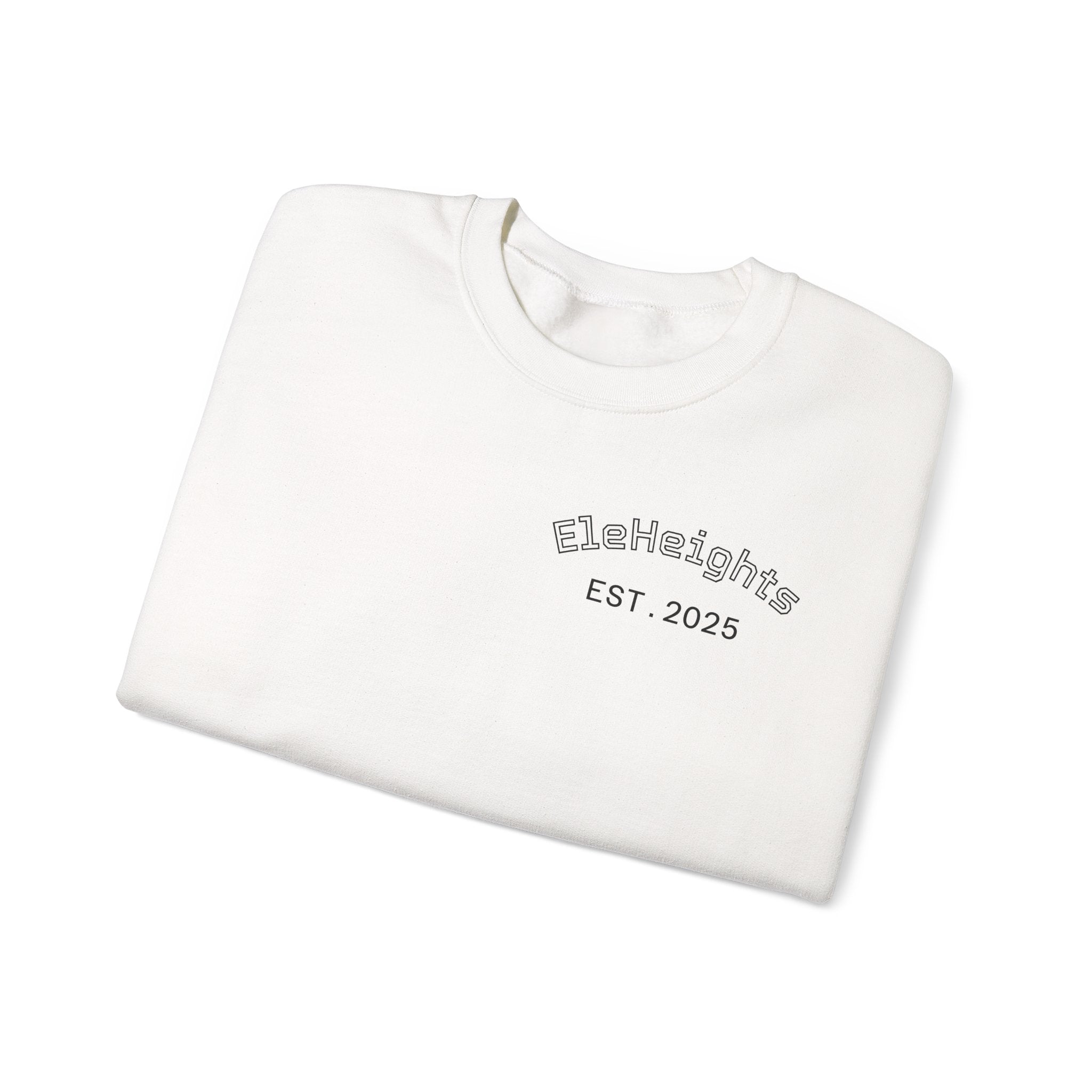 Elevate Yourself Crewneck Sweatshirt — Minimal "Elevate" Graphic Pullover