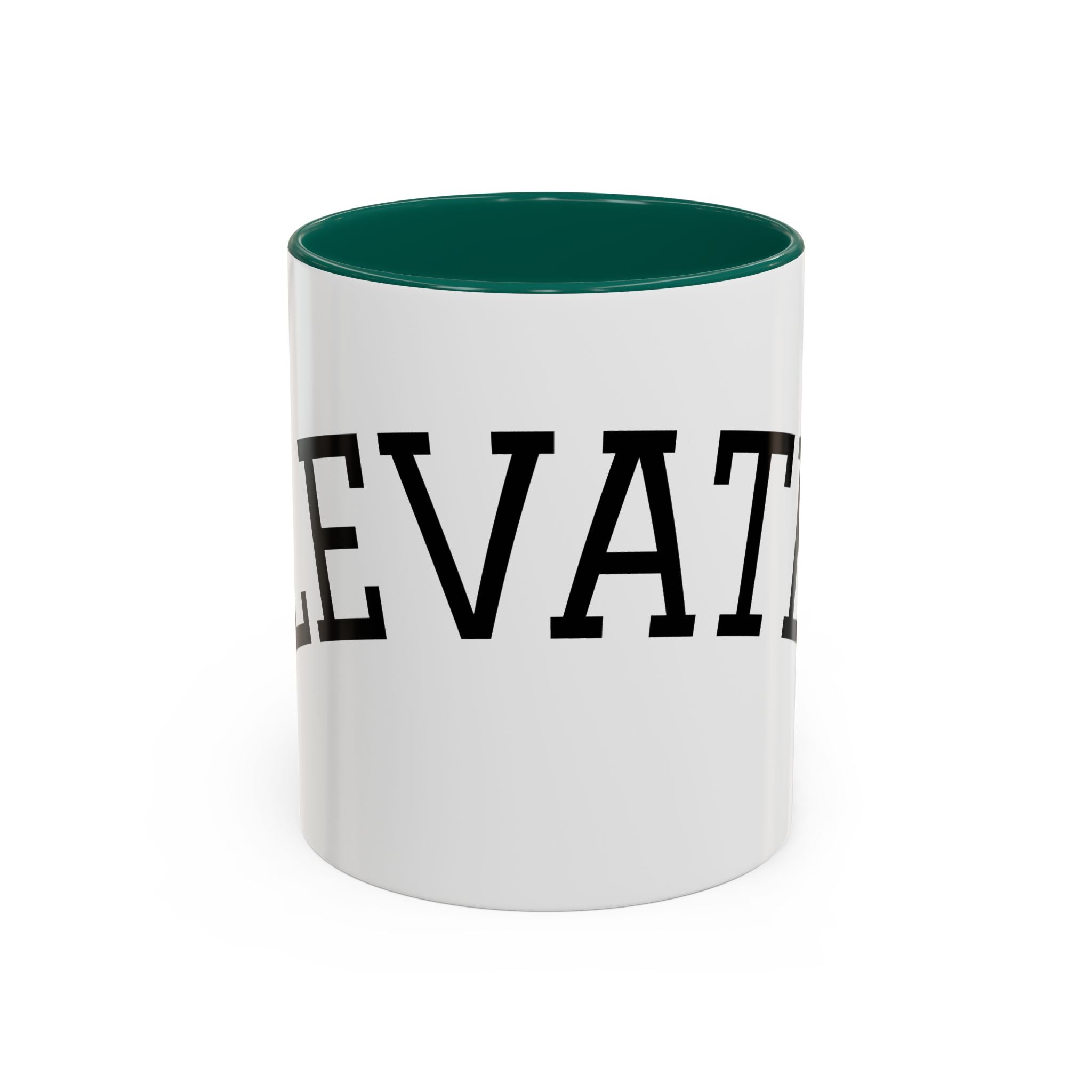 Elevated Black Accent Coffee Mug — 11oz & 15oz Ceramic
