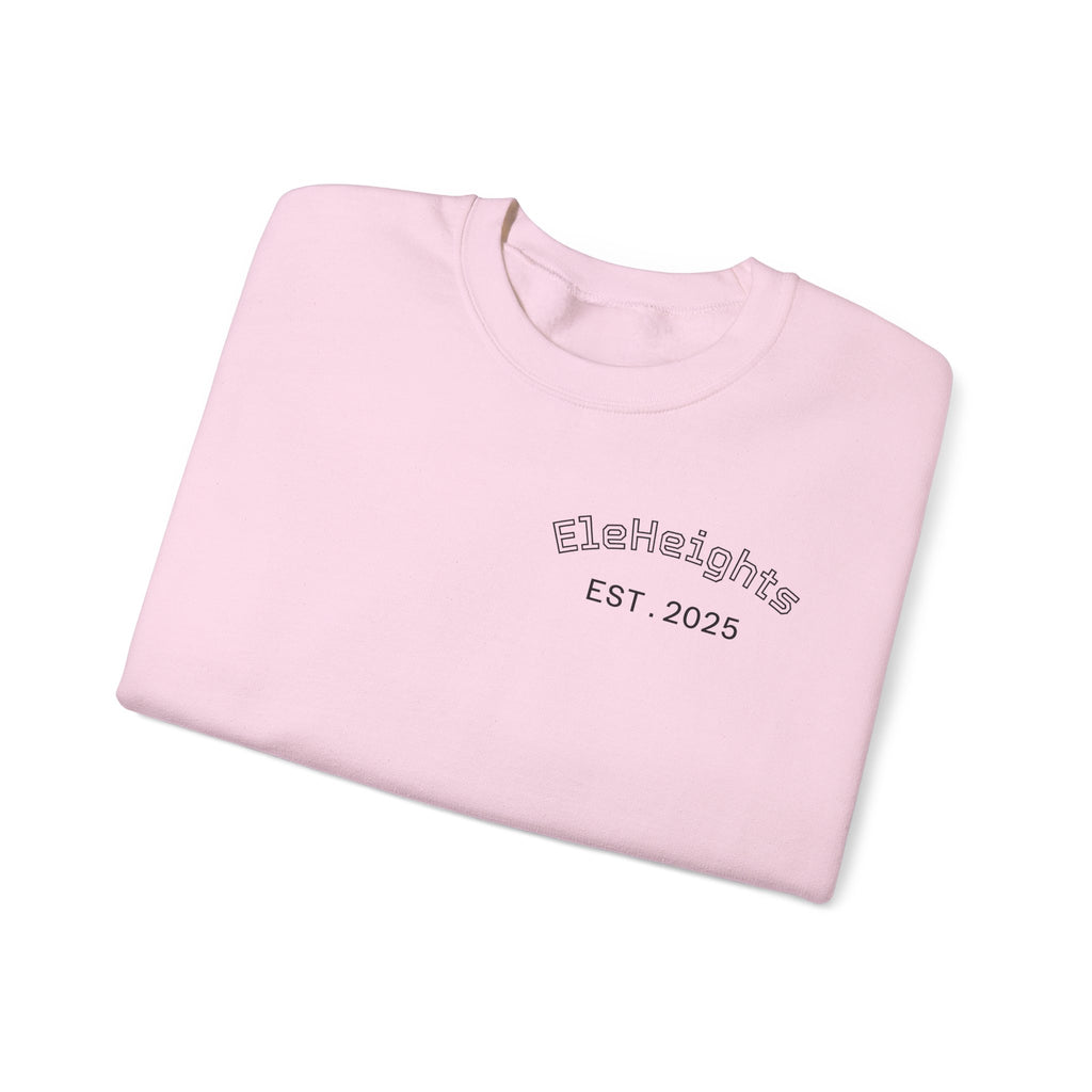 Elevate Yourself Crewneck Sweatshirt — Minimal "Elevate" Graphic Pullover