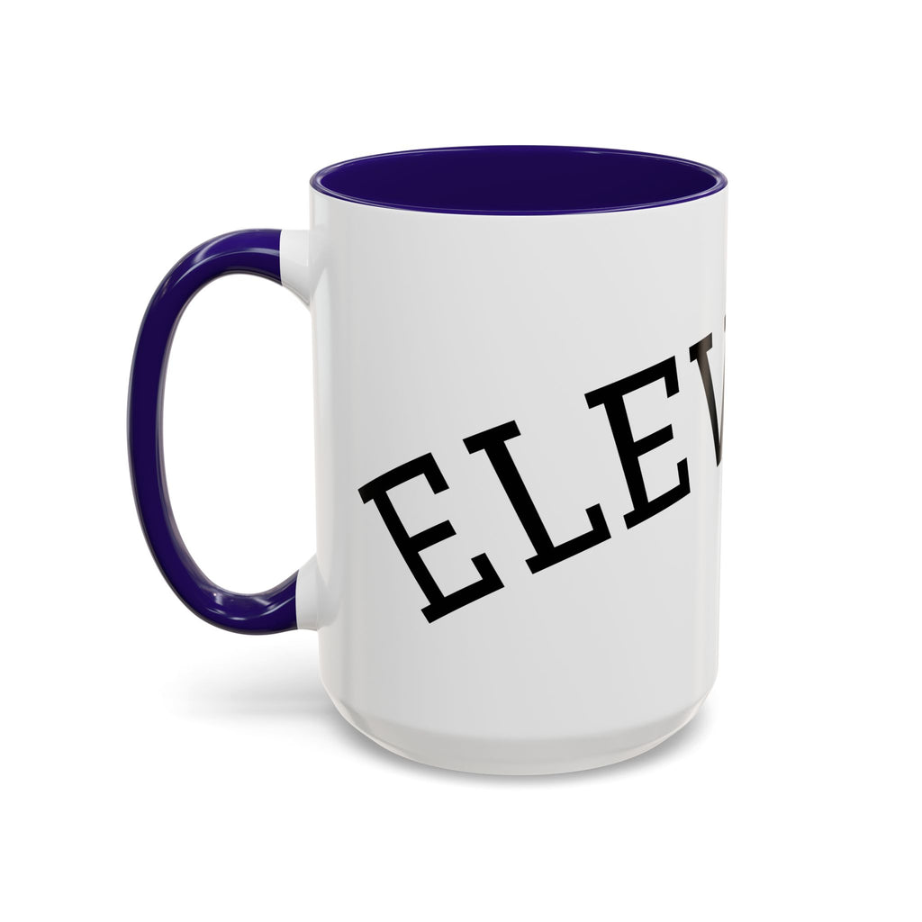 Elevated Black Accent Coffee Mug — 11oz & 15oz Ceramic