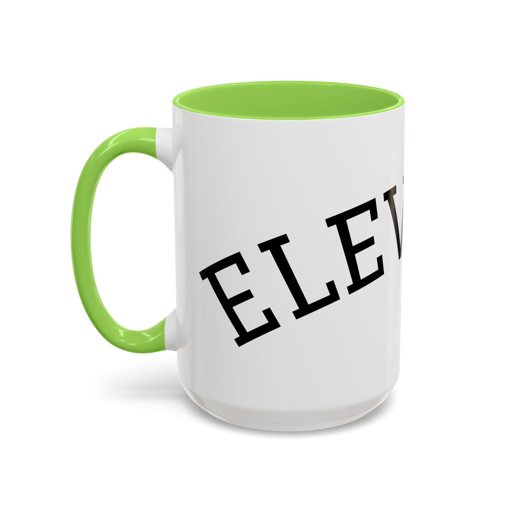 Elevated Black Accent Coffee Mug — 11oz & 15oz Ceramic