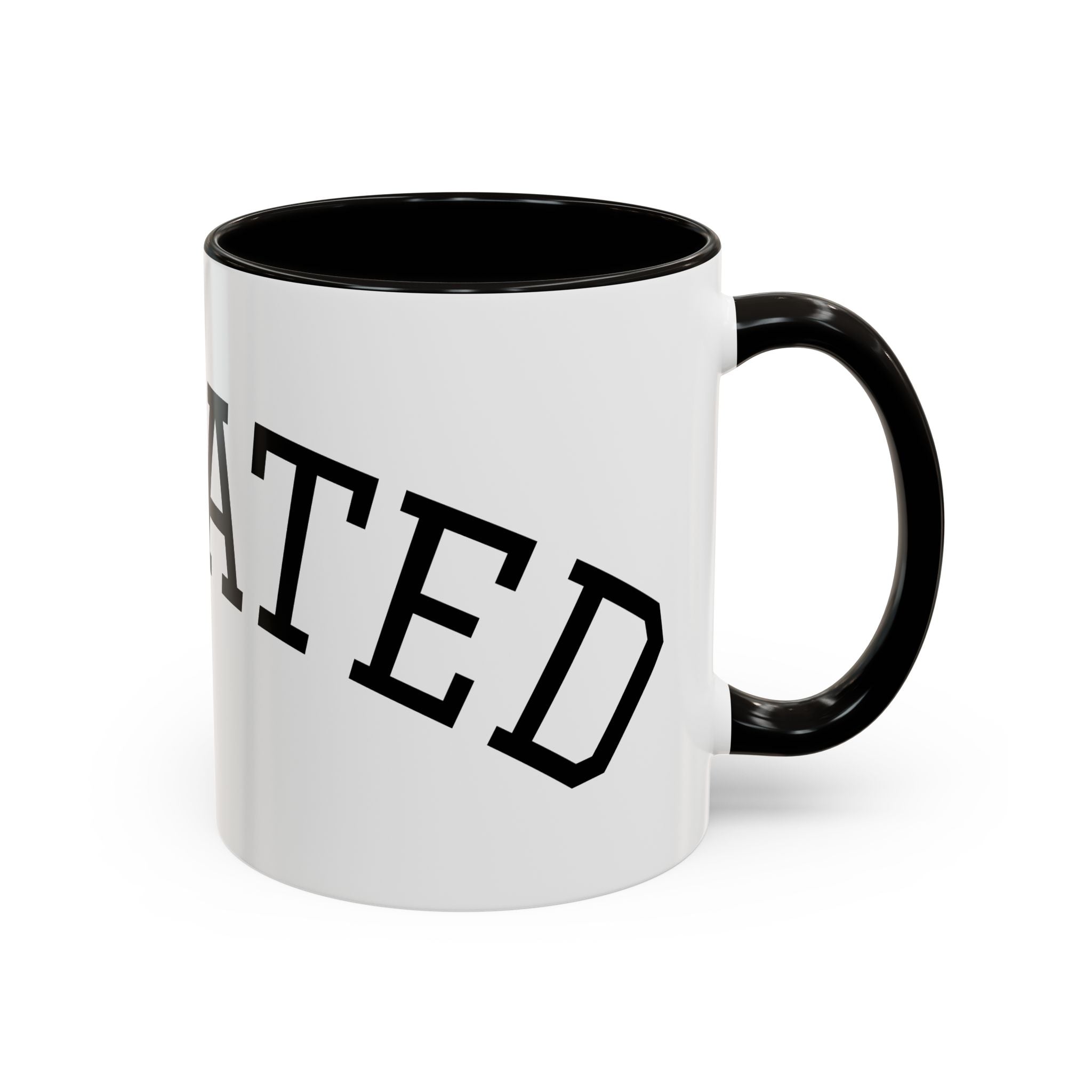 Elevated Black Accent Coffee Mug — 11oz & 15oz Ceramic