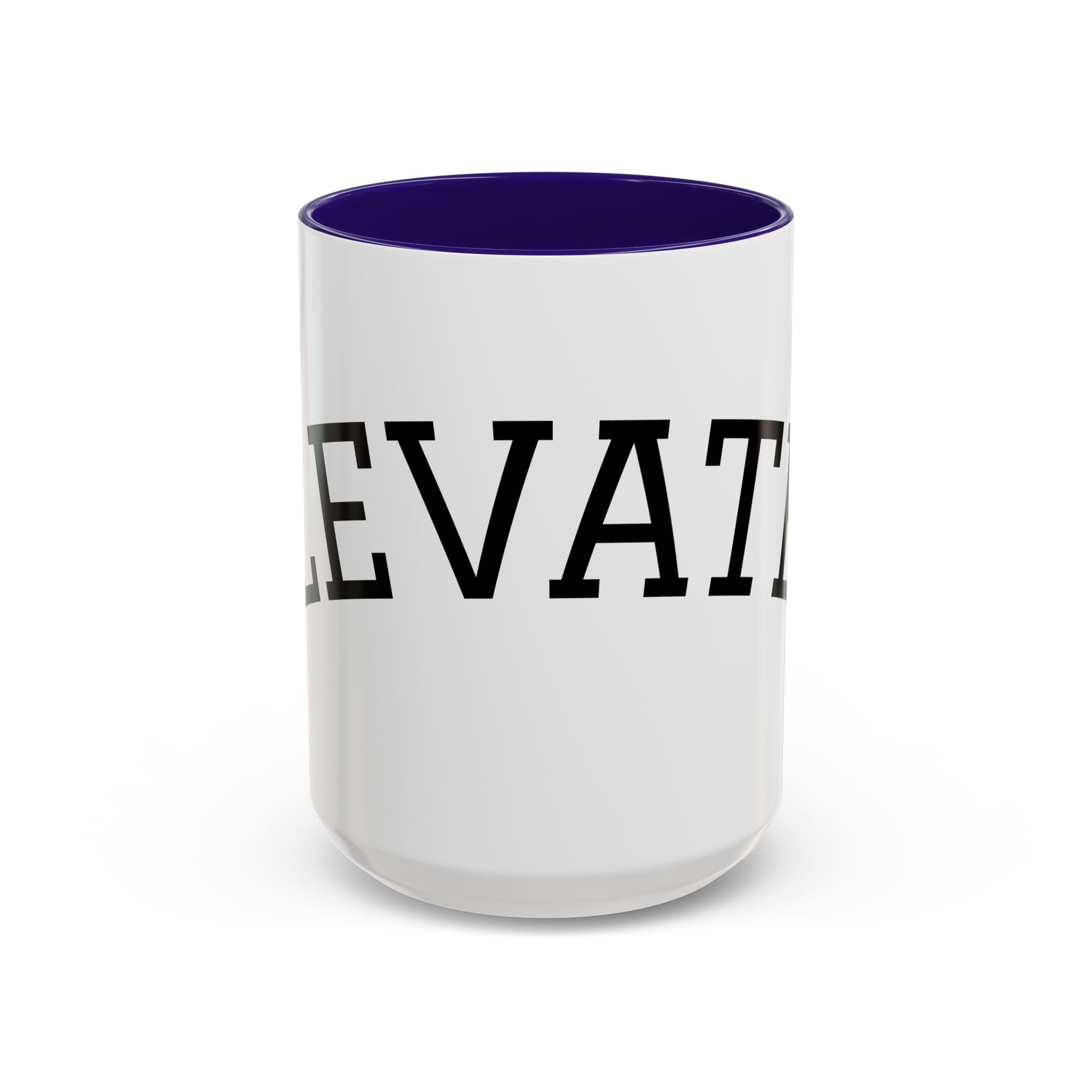 Elevated Black Accent Coffee Mug — 11oz & 15oz Ceramic