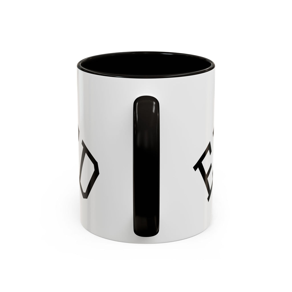 Elevated Black Accent Coffee Mug — 11oz & 15oz Ceramic