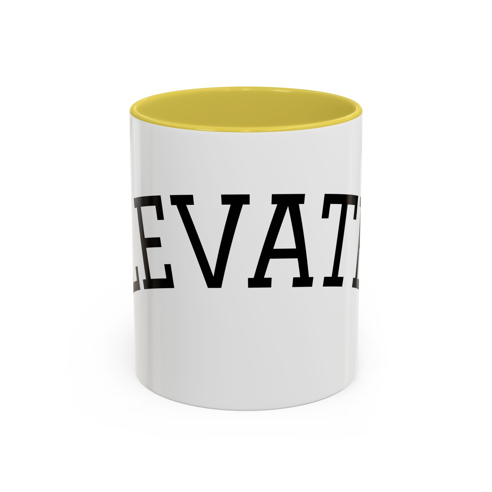 Elevated Black Accent Coffee Mug — 11oz & 15oz Ceramic