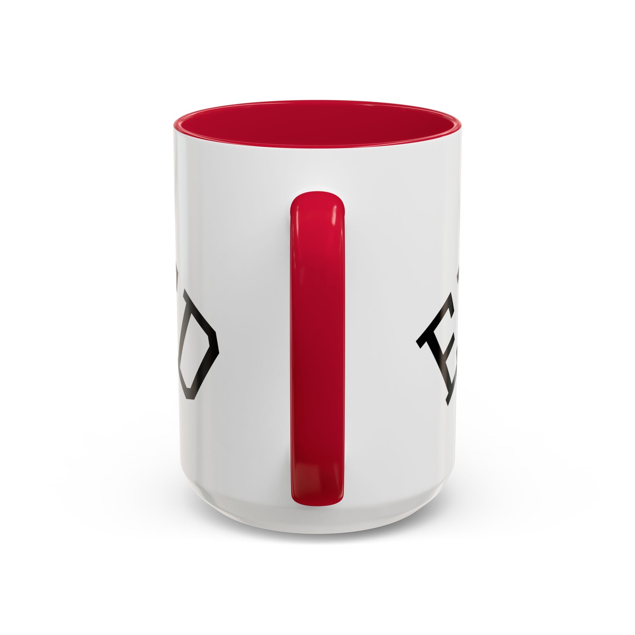 Elevated Black Accent Coffee Mug — 11oz & 15oz Ceramic