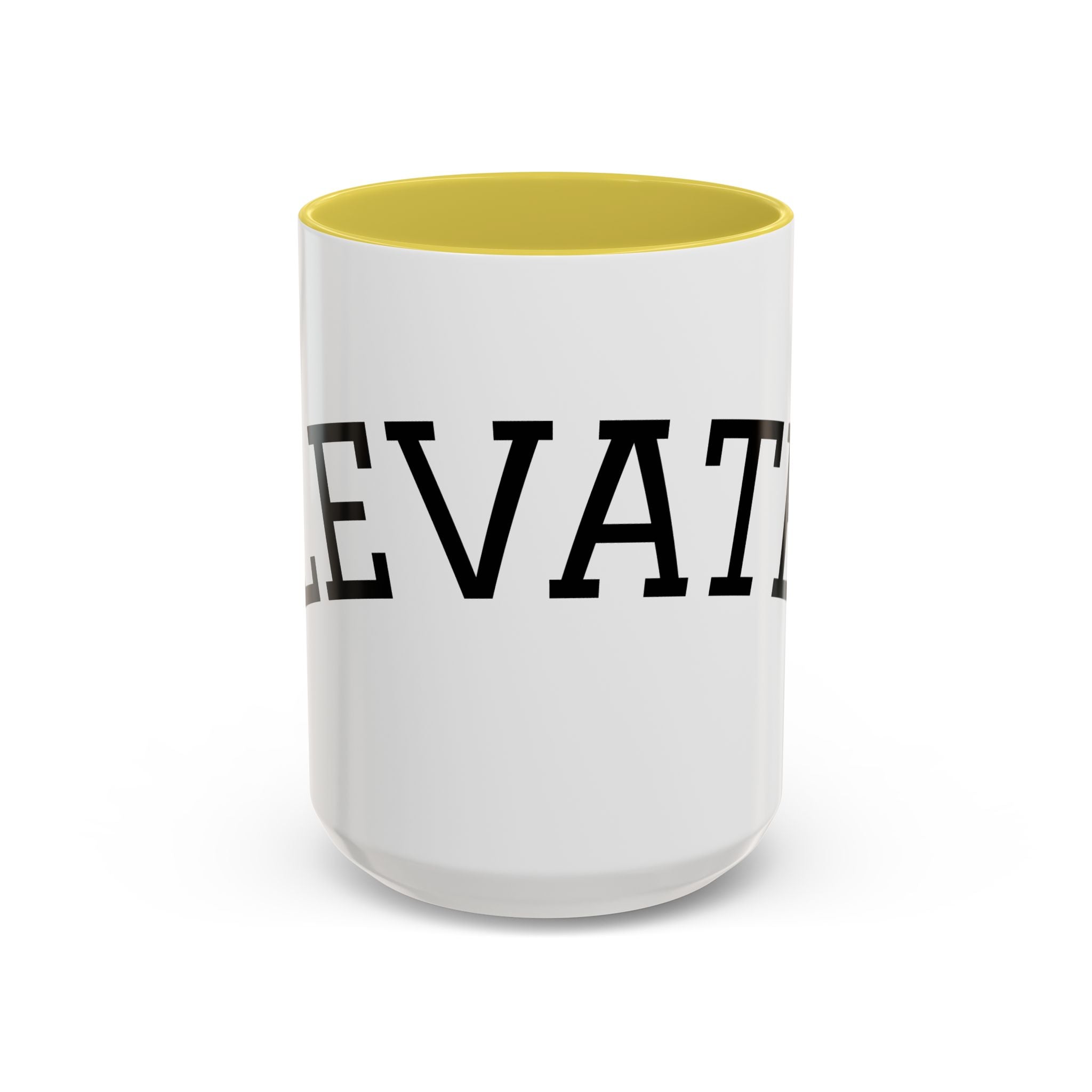 Elevated Black Accent Coffee Mug — 11oz & 15oz Ceramic