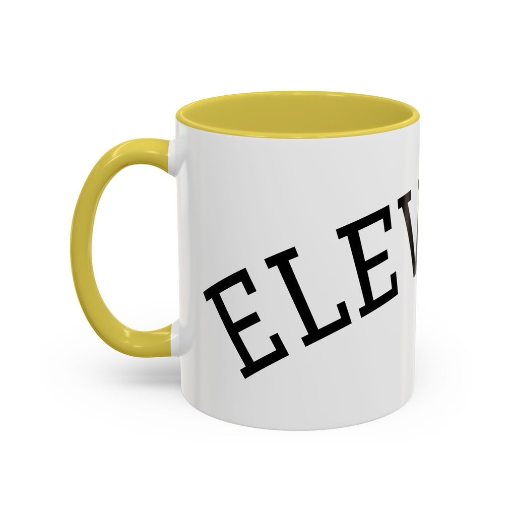 Elevated Black Accent Coffee Mug — 11oz & 15oz Ceramic