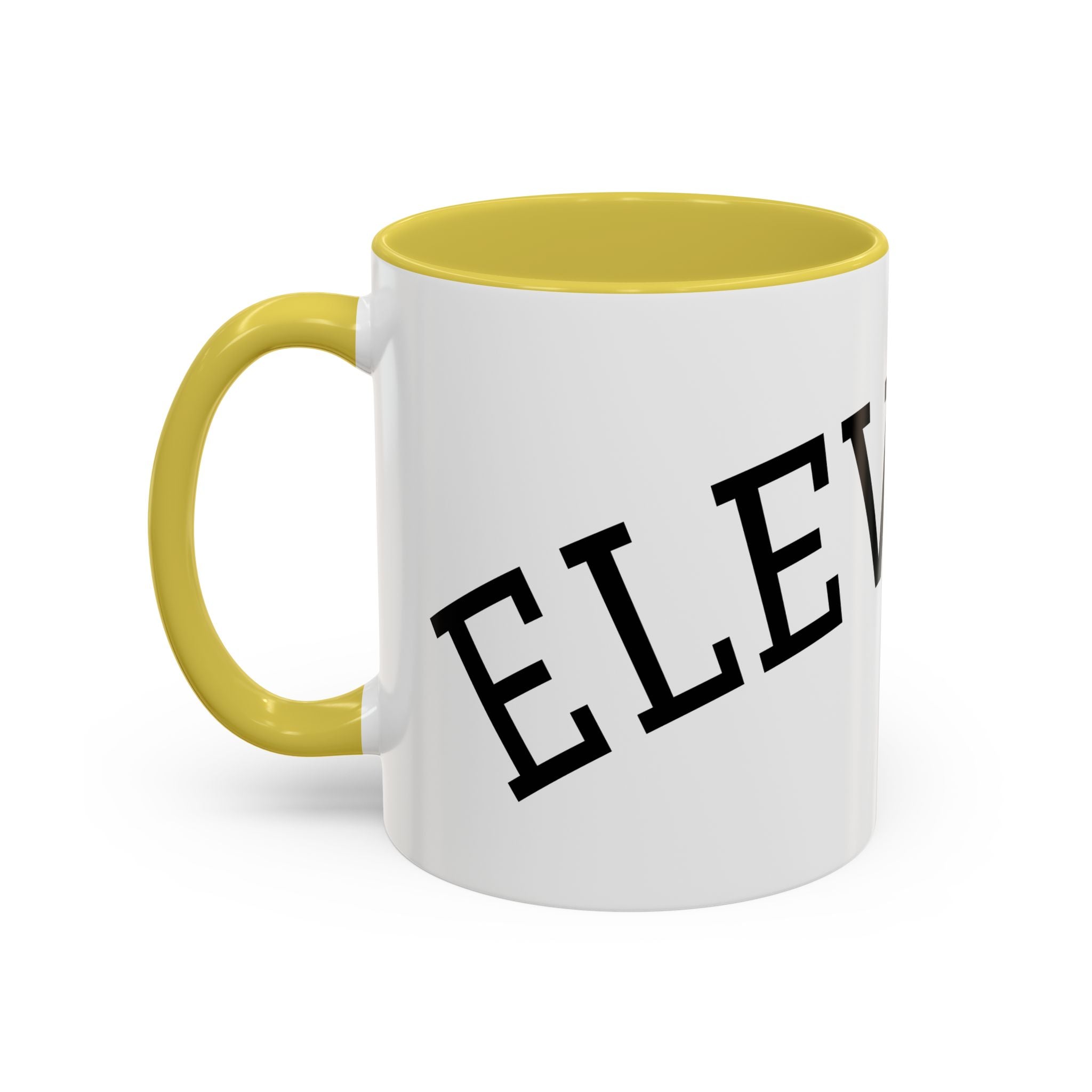 Elevated Black Accent Coffee Mug — 11oz & 15oz Ceramic