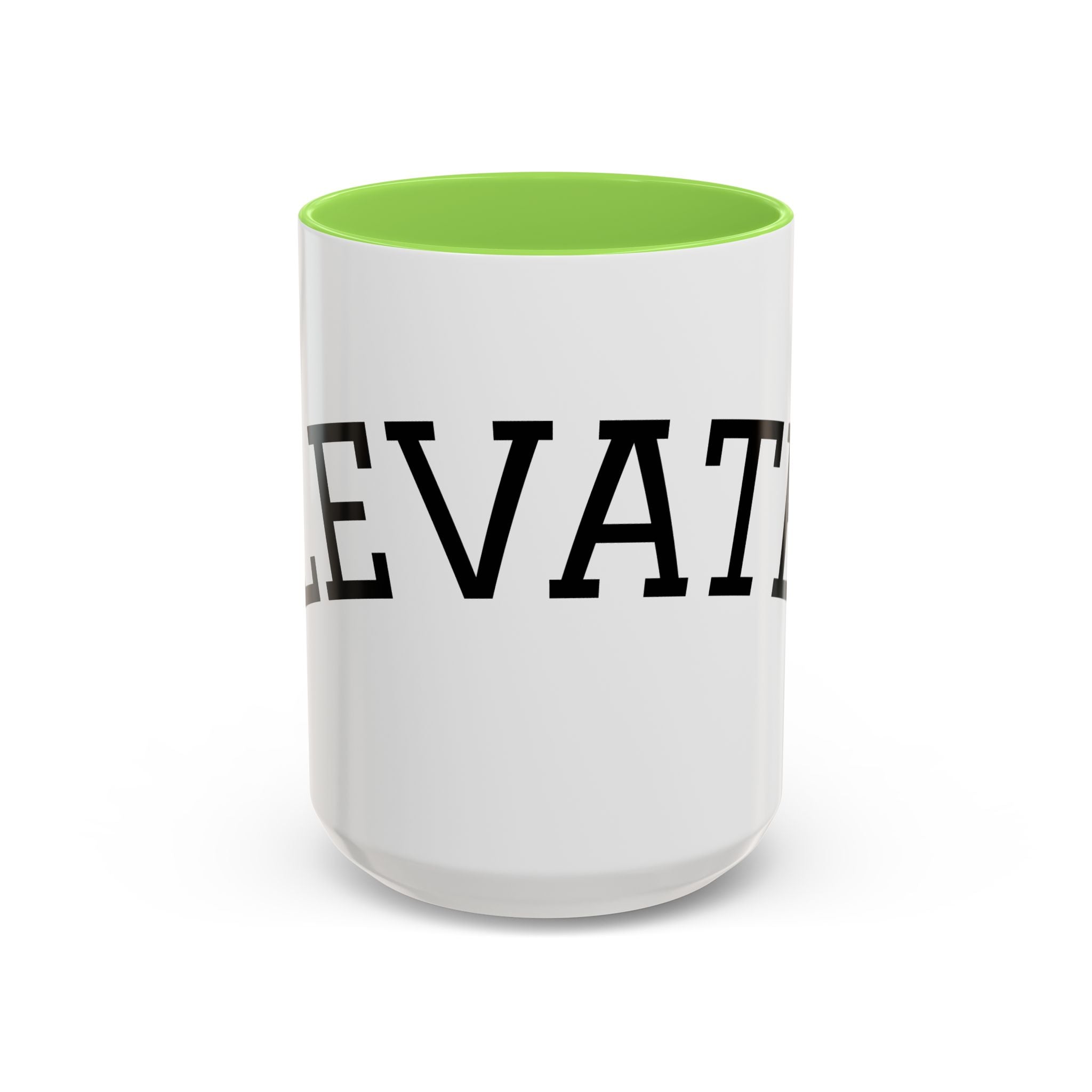 Elevated Black Accent Coffee Mug — 11oz & 15oz Ceramic