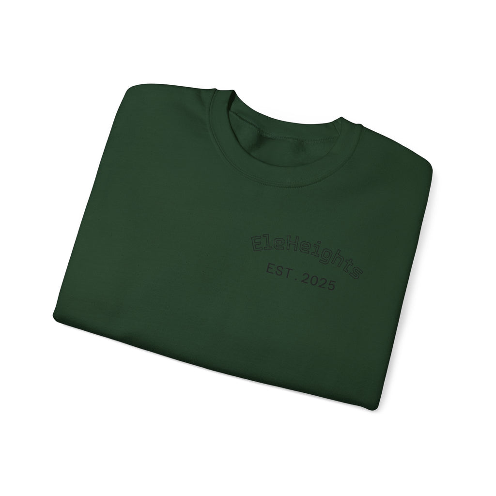 Elevate Yourself Crewneck Sweatshirt — Minimal "Elevate" Graphic Pullover