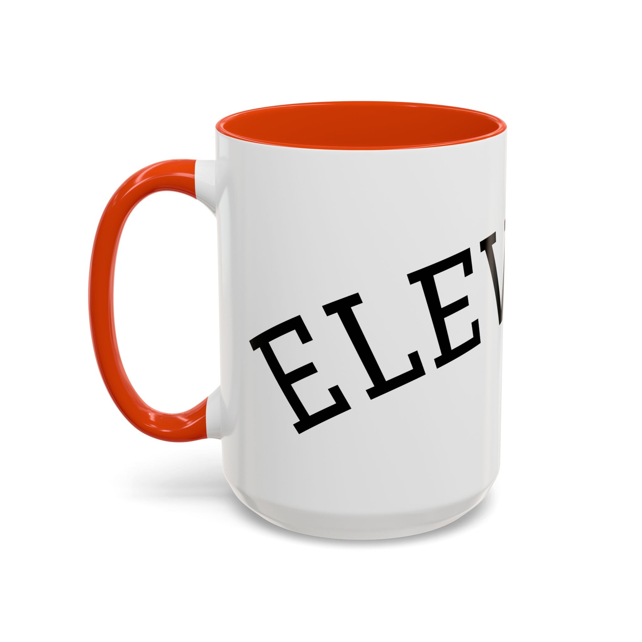 Elevated Black Accent Coffee Mug — 11oz & 15oz Ceramic