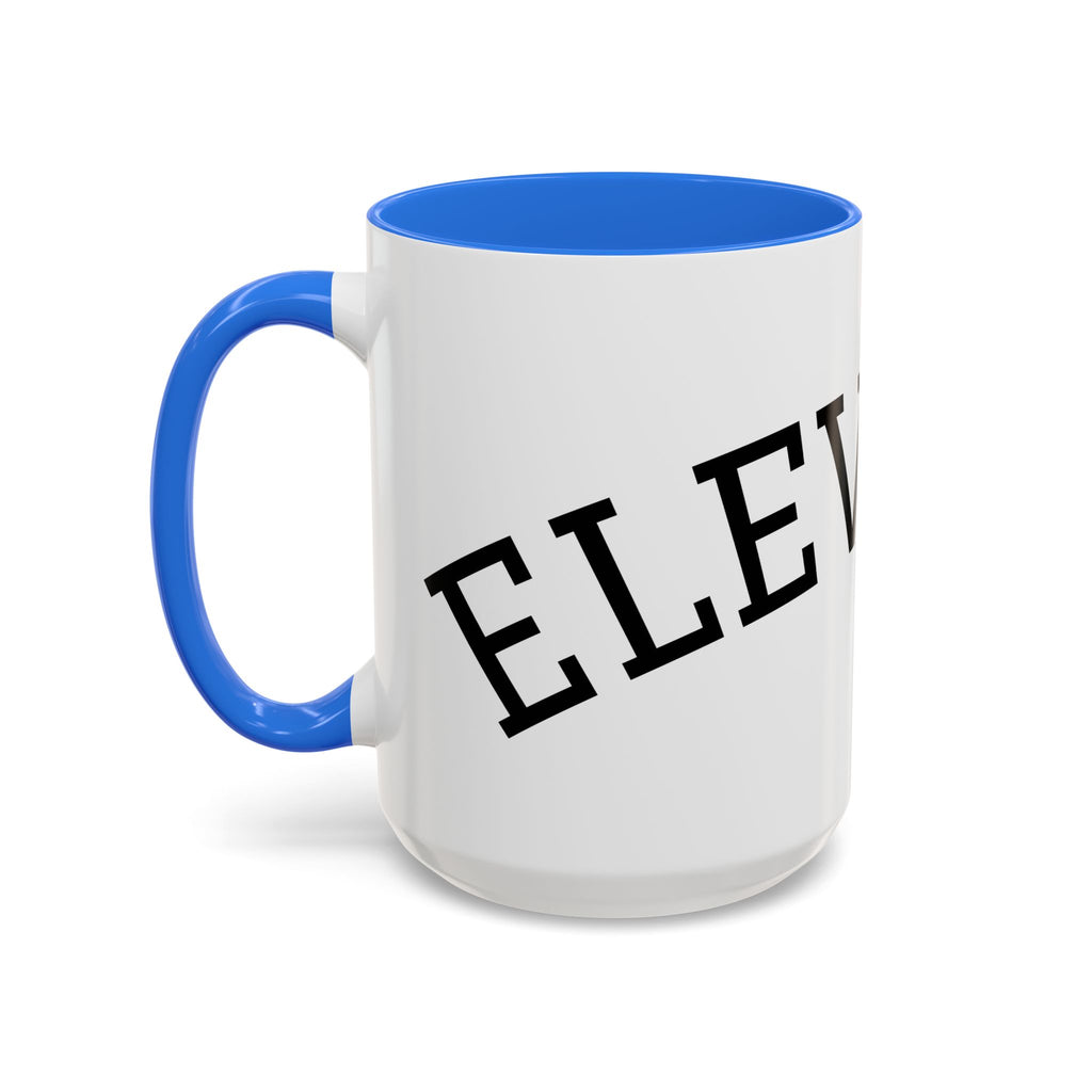 Elevated Black Accent Coffee Mug — 11oz & 15oz Ceramic