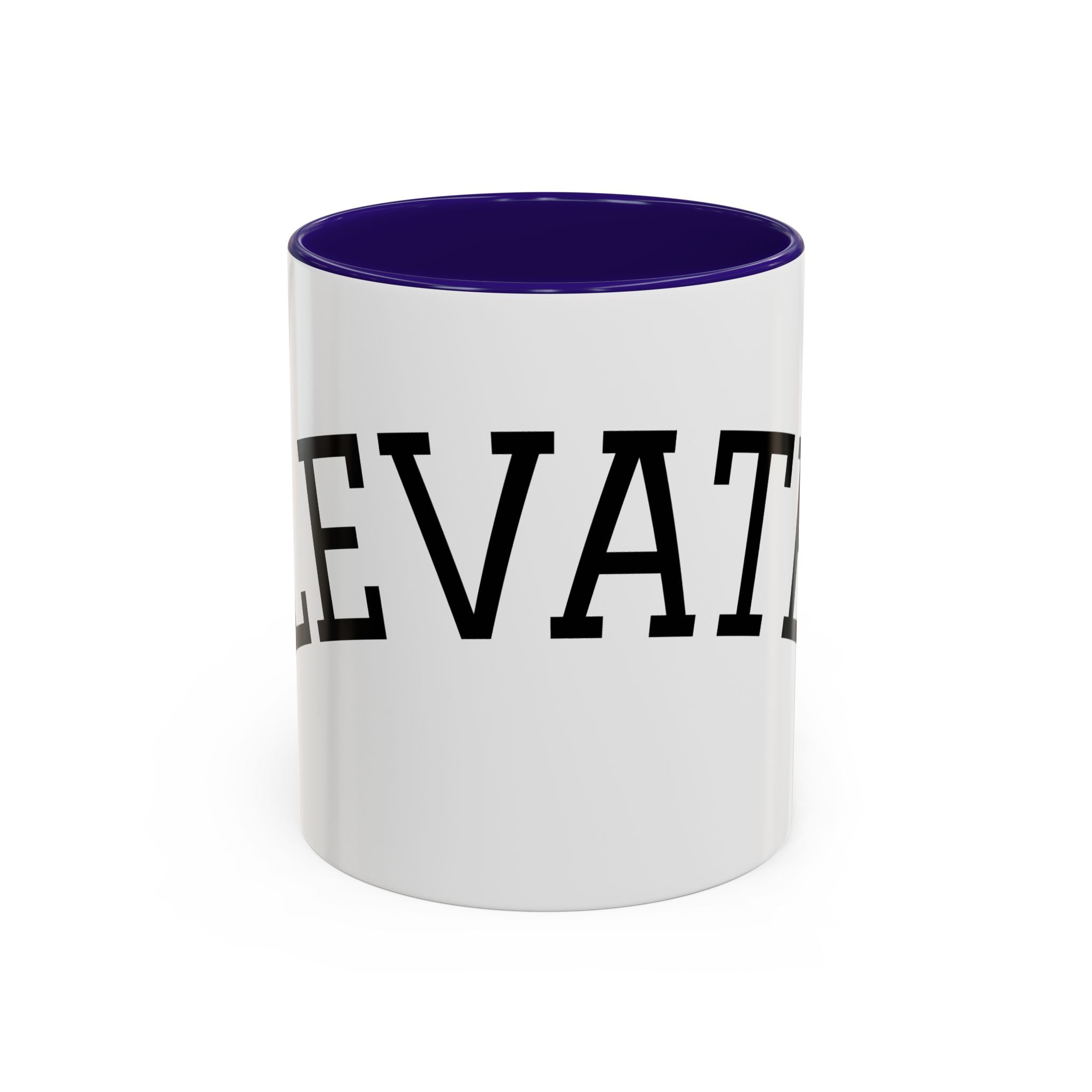 Elevated Black Accent Coffee Mug — 11oz & 15oz Ceramic