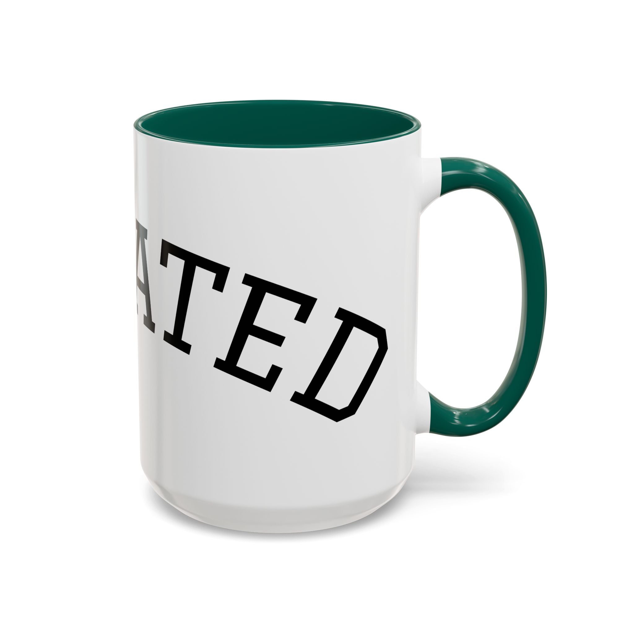 Elevated Black Accent Coffee Mug — 11oz & 15oz Ceramic