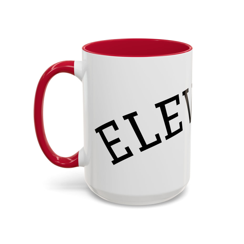 Elevated Black Accent Coffee Mug — 11oz & 15oz Ceramic