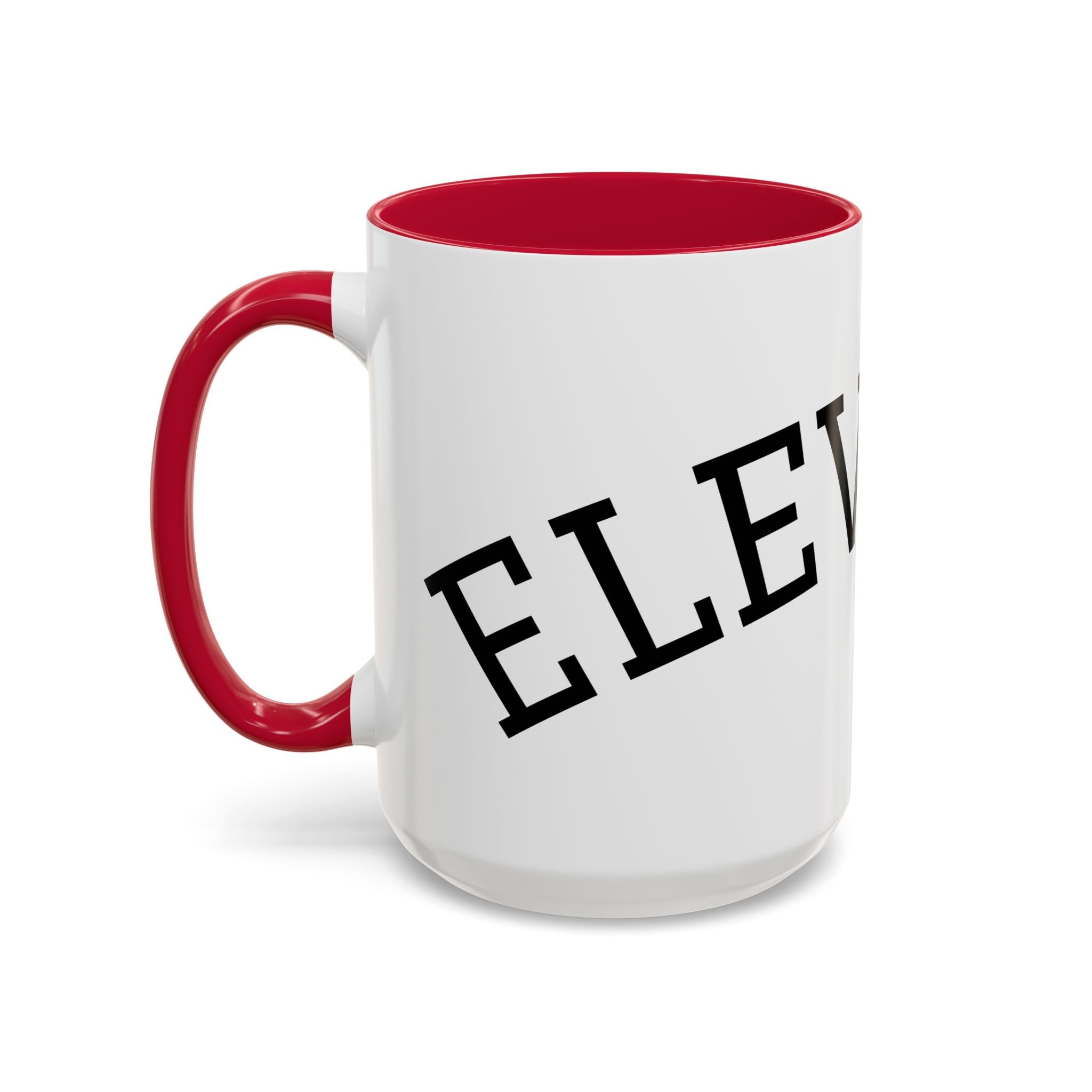 Elevated Black Accent Coffee Mug — 11oz & 15oz Ceramic
