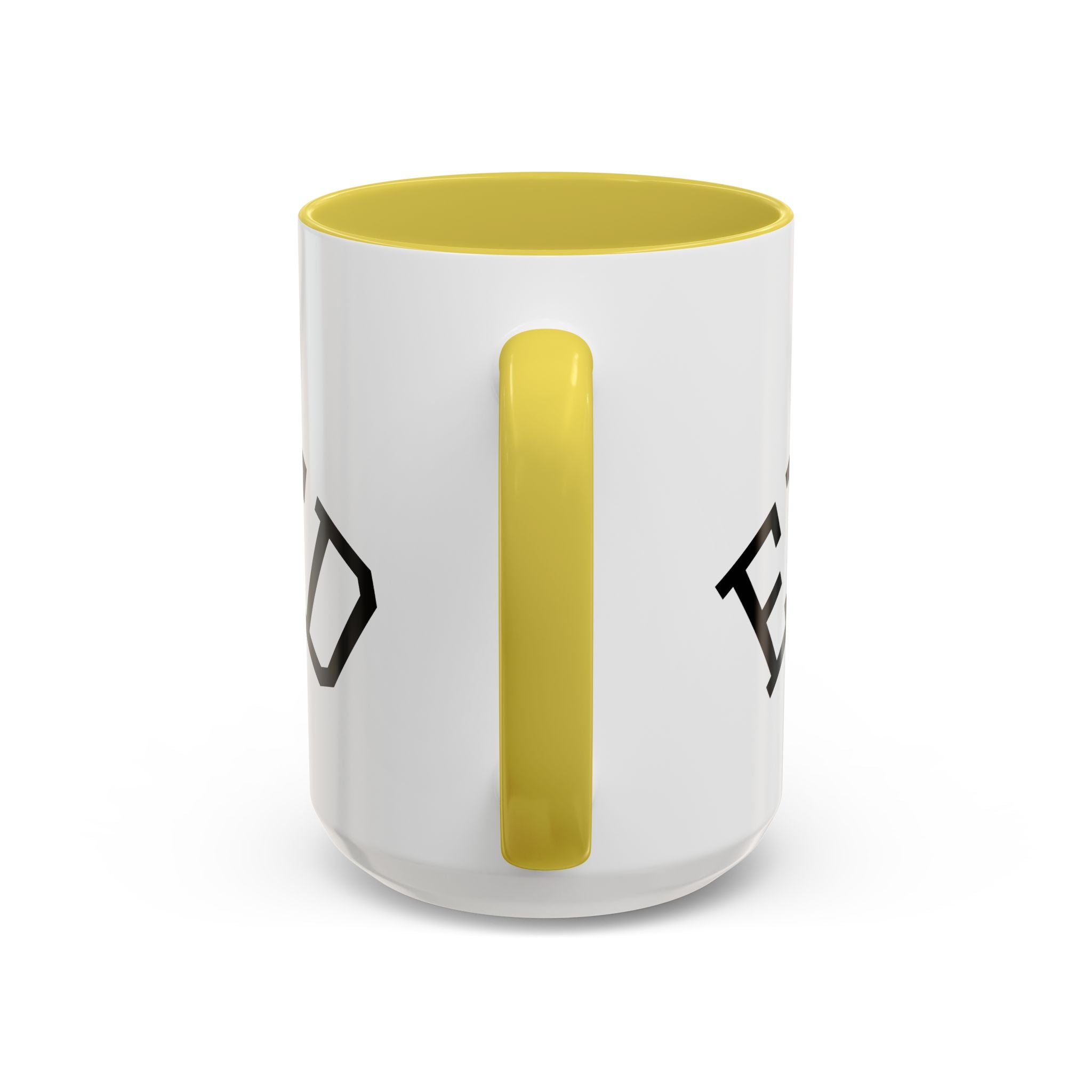 Elevated Black Accent Coffee Mug — 11oz & 15oz Ceramic