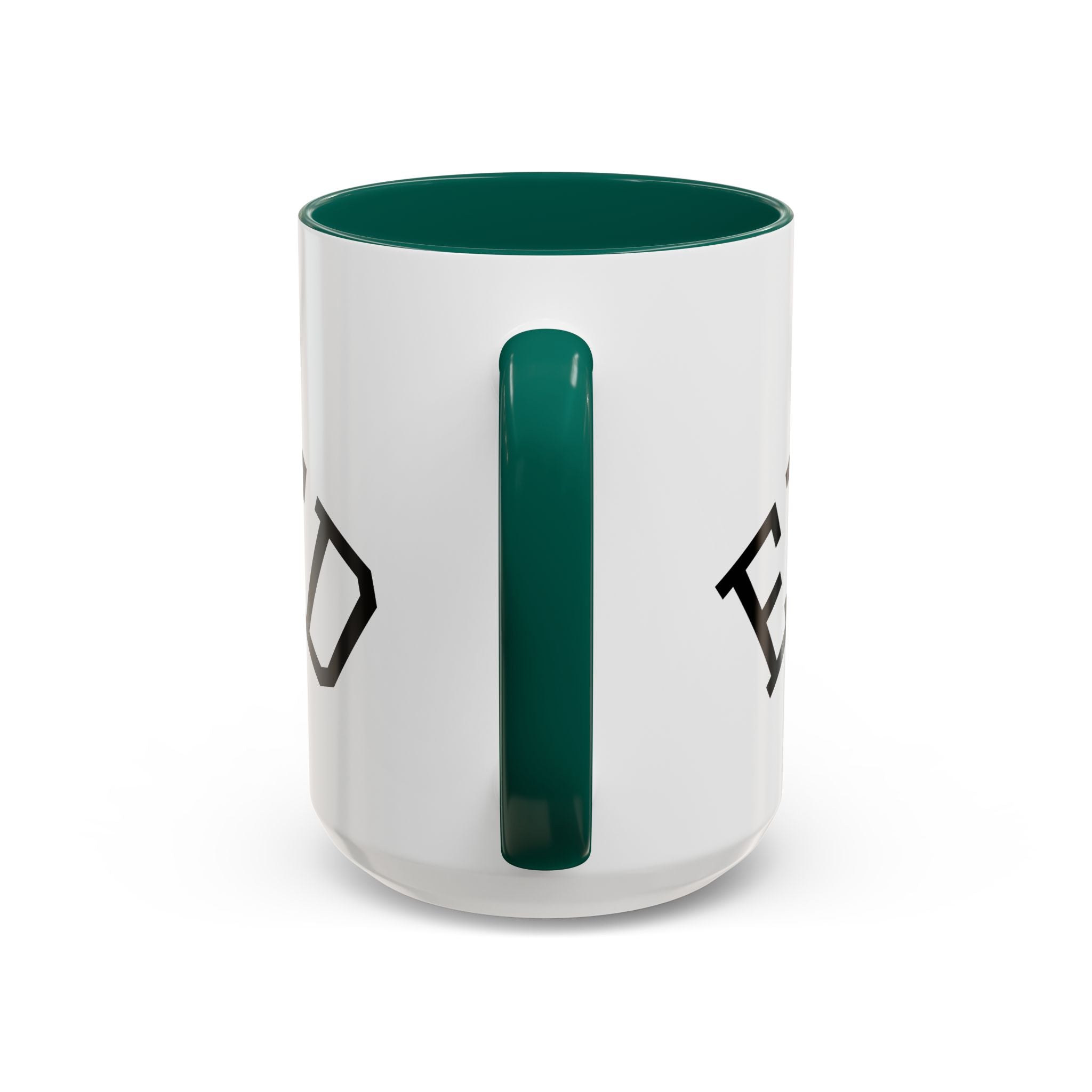 Elevated Black Accent Coffee Mug — 11oz & 15oz Ceramic