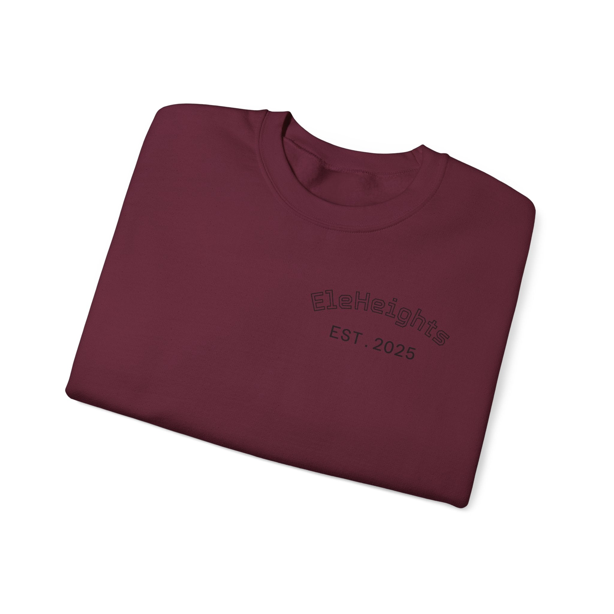 Elevate Yourself Crewneck Sweatshirt — Minimal "Elevate" Graphic Pullover