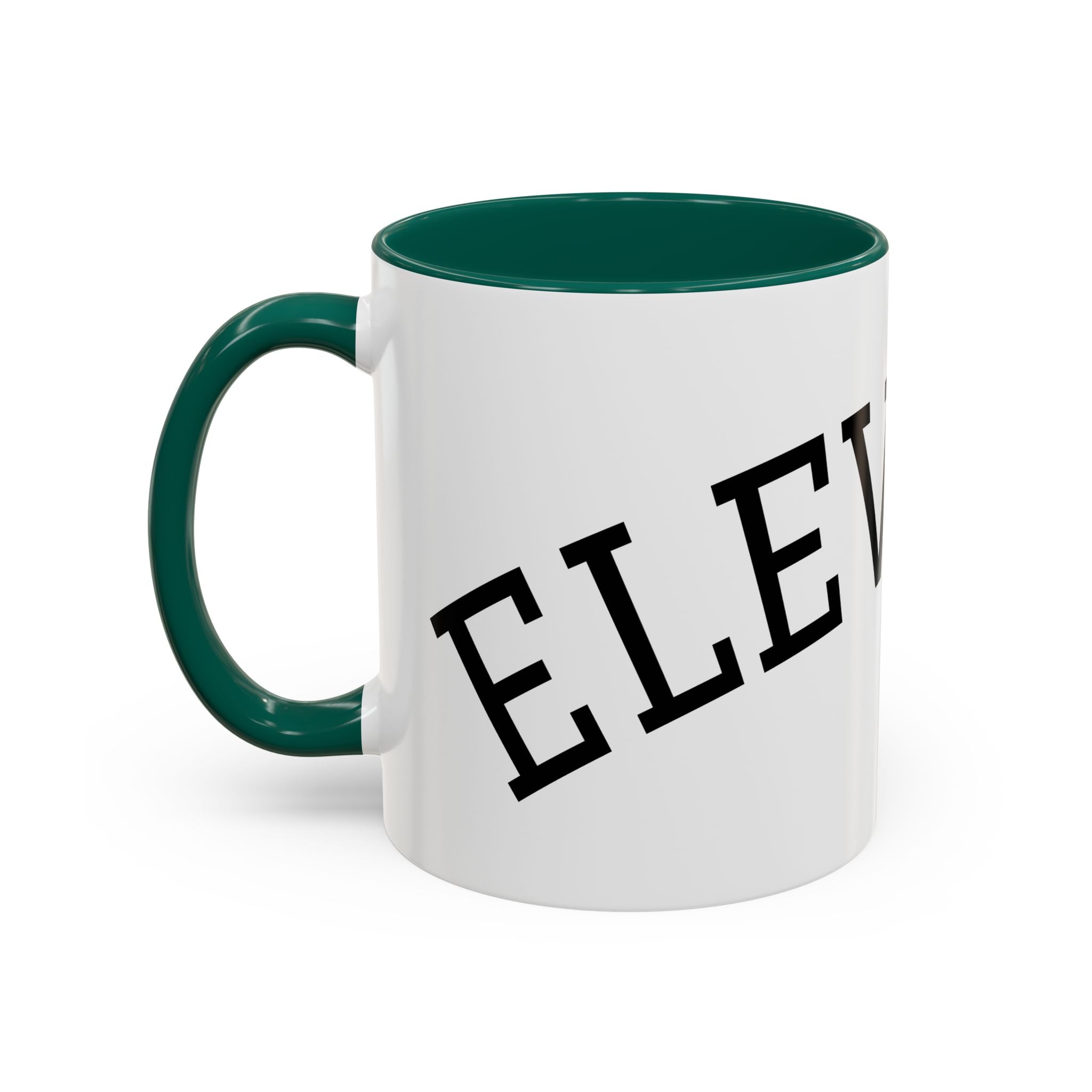 Elevated Black Accent Coffee Mug — 11oz & 15oz Ceramic
