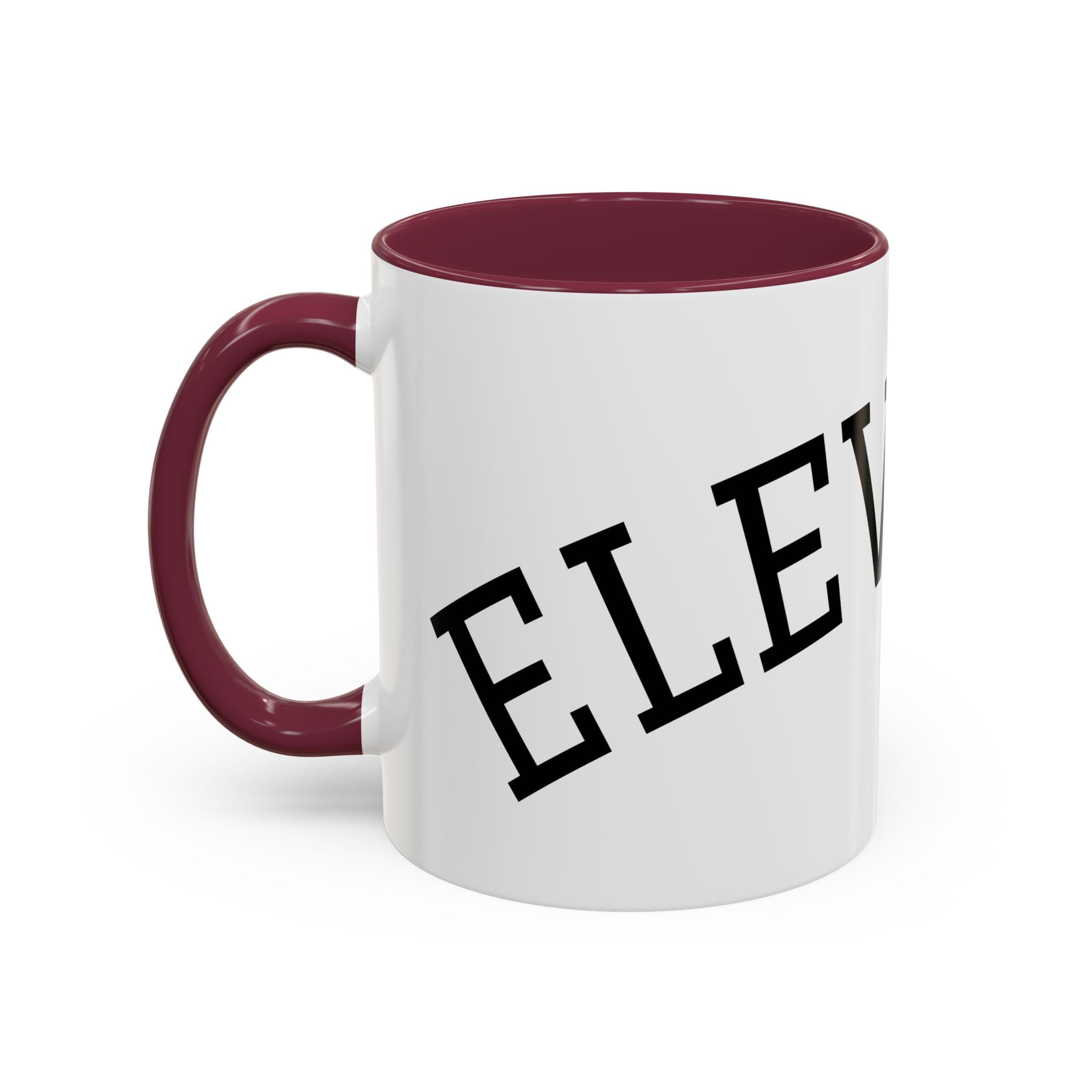 Elevated Black Accent Coffee Mug — 11oz & 15oz Ceramic